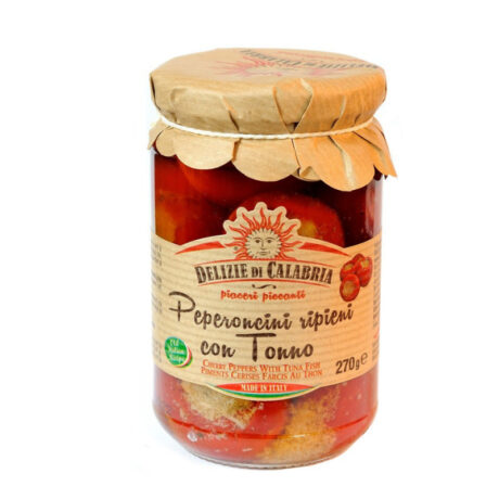 Peperoncini ripieni al tonno, Delizie di Calabria 280gr